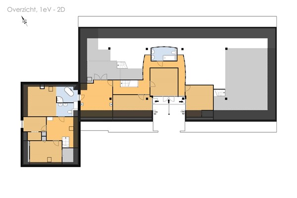 Floorplan - Sigerswâld 15, 9263 TW Garyp